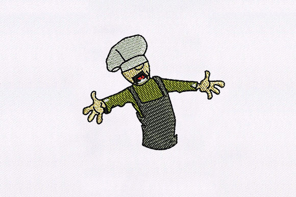 Chef Embroidery Review: A Festive Kitchen Design