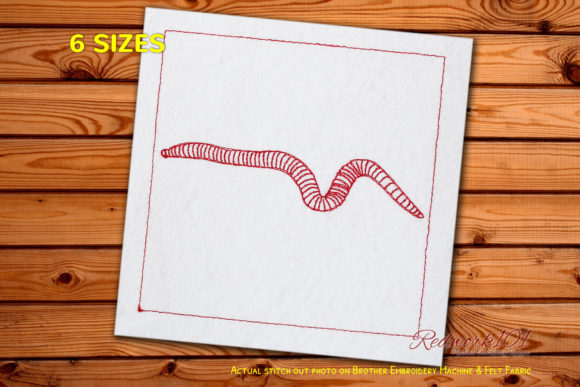 Crawling Earthworm Redwork: A Seller’s Review