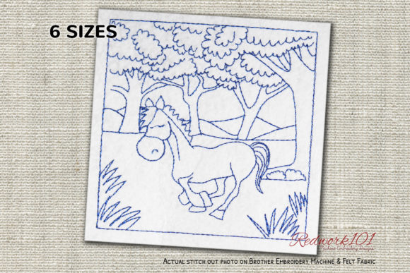 Horse Running: A Dynamic Choice for Holiday Embroidery