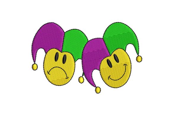 Mardi Gras Jester Smiling Faces Review