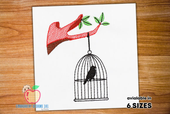 Review: Bird Cage Hanging to Tree Quick Stitch