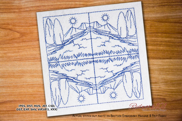 Reviewing Moutain Pattern Bluework for Holiday Collections