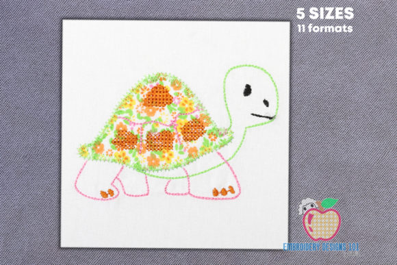Reviewing the Cartoon Tortoise Applique for Kids