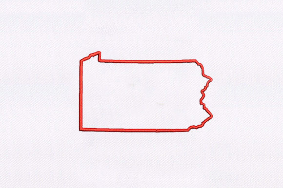Reviewing the Pennsylvania Map Embroidery Design