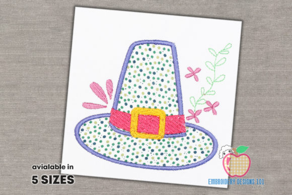 Reviewing the Vintage Pilgrim Hat Applique