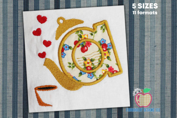 Tea Pot Made by Alphabet Applique Review